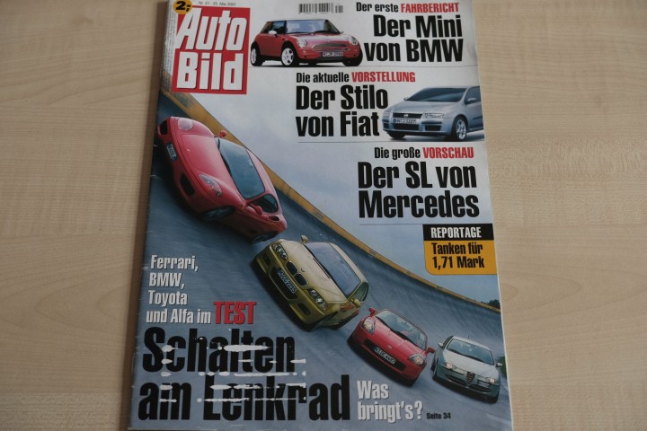 Deckblatt Auto Bild (21/2001)